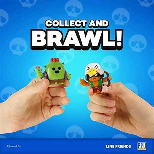 Imagem de Bonecos Colecionáveis P.M.I. Brawl Stars 24 Bonecos, 1 Pacote