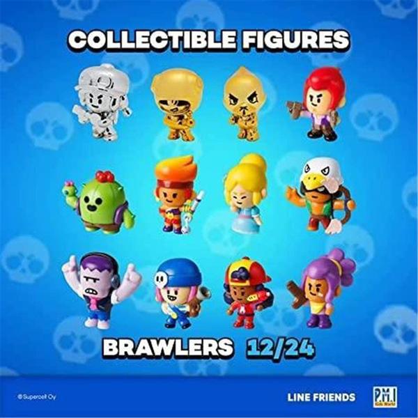 Imagem de Bonecos Colecionáveis P.M.I. Brawl Stars 24 Bonecos, 1 Pacote