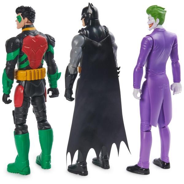 Imagem de Bonecos de ação DC Comics Batman Team Up, pacote com 3, 30 cm