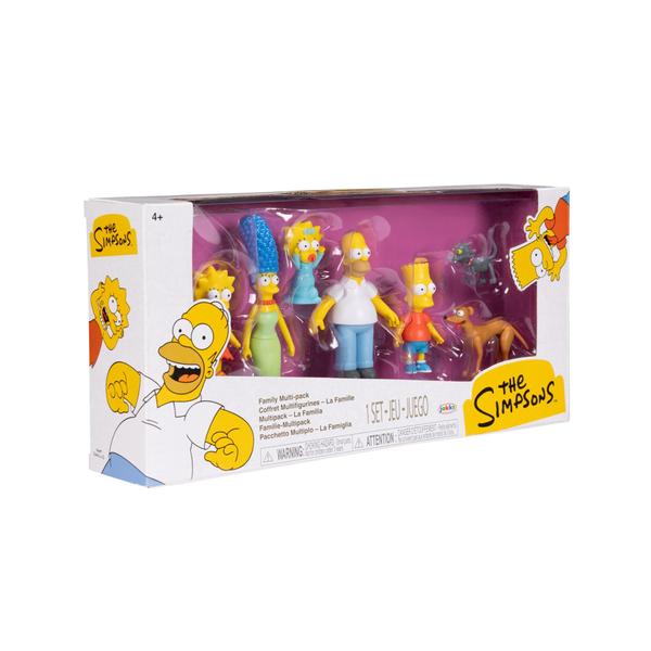 Imagem de Bonecos de ação Disney The Simpsons Family, escala de 2,5”