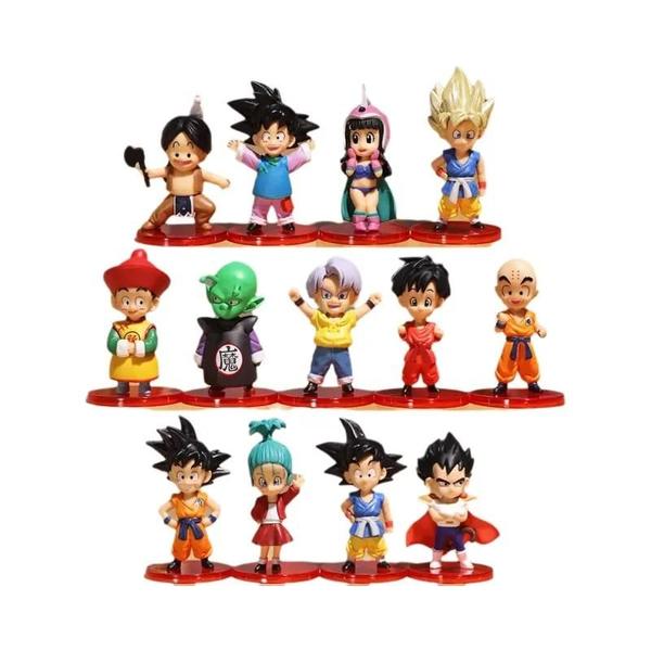 Imagem de Bonecos de Ação Dragon Ball Z - Goku, Gohan, Vegeta, Broly e Piccolo