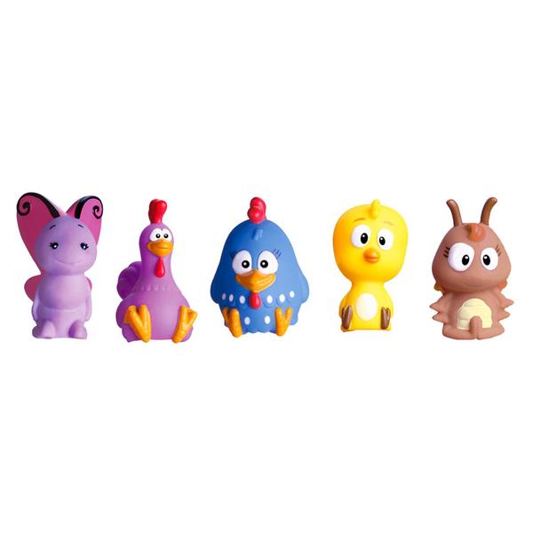 Bonecos De Dedos Galinha Pintadinha - Miniaturas 5 Peças - Cardoso Imagem de Bonecos De Dedos Galinha Pintadinha - Miniaturas 5 Peças - Cardoso