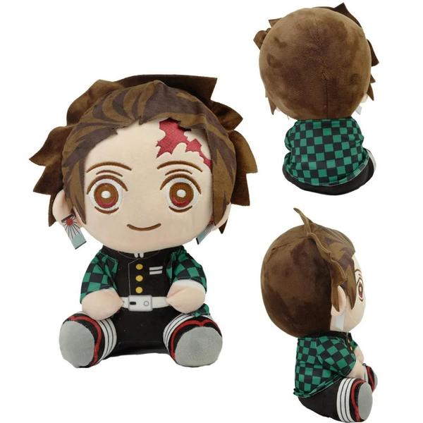 Imagem de Bonecos de Pelúcia Demon Slayer (20cm) - Giyu, Tanjirou, Nezuko e Zenitsu