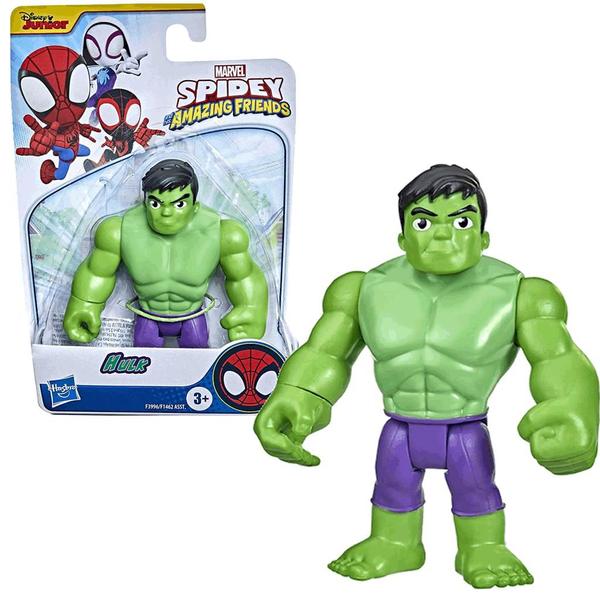 Bonecos Homem de Ferro e Hulk Spidey Amazing Friends - Hasbro Imagem de Bonecos Homem de Ferro e Hulk Spidey Amazing Friends
