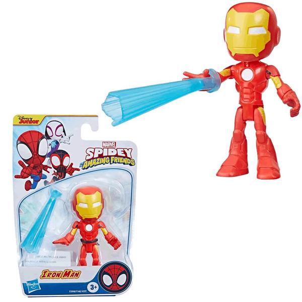 Bonecos Homem de Ferro e Hulk Spidey Amazing Friends - Hasbro Imagem de Bonecos Homem de Ferro e Hulk Spidey Amazing Friends