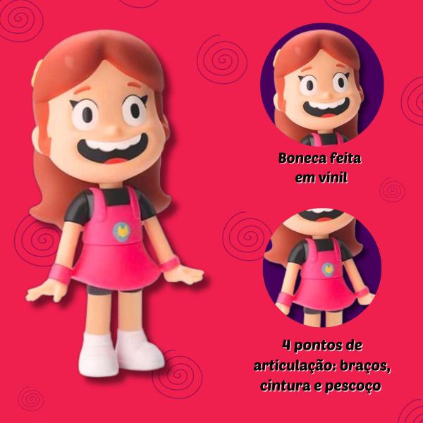 Imagem de Bonecos Infantil Feitos Em Em Vinil Gato Galatico 22cm E Duda Galatica 19cm Brinquedo Divertoys