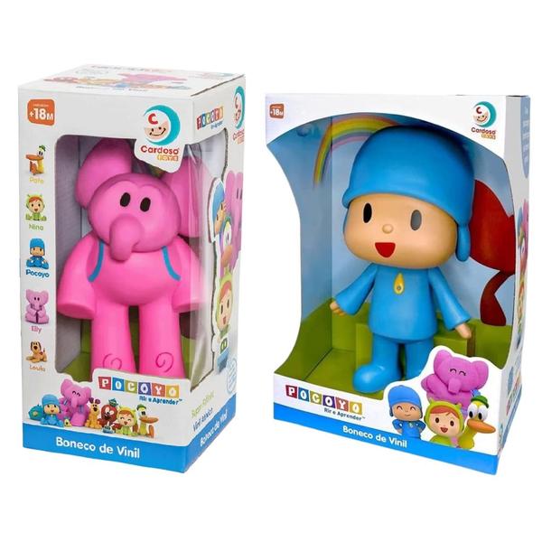 Imagem de Bonecos Infantis Pocoyo E Elly Turma Pocoyo - Cardoso Toys