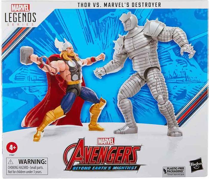 Imagem de Bonecos Marvel Legends Series Thor e Destruidor F7087 Hasbro