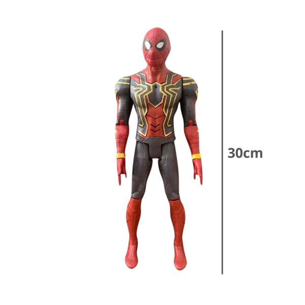 Imagem de Bonecos Marvel Titan Hero Series C/ Luz e Som Grande 30cm