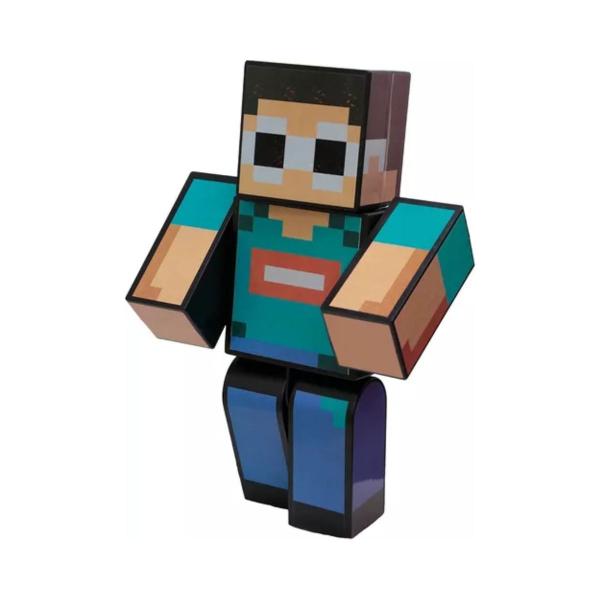 Imagem de Bonecos MineCraft Streamers Game Articulado 25cm - Algazarra 