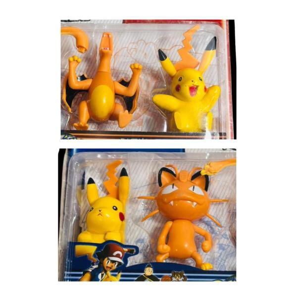 Imagem de Bonecos Pokemon Especial Pikachu Miau Charizard