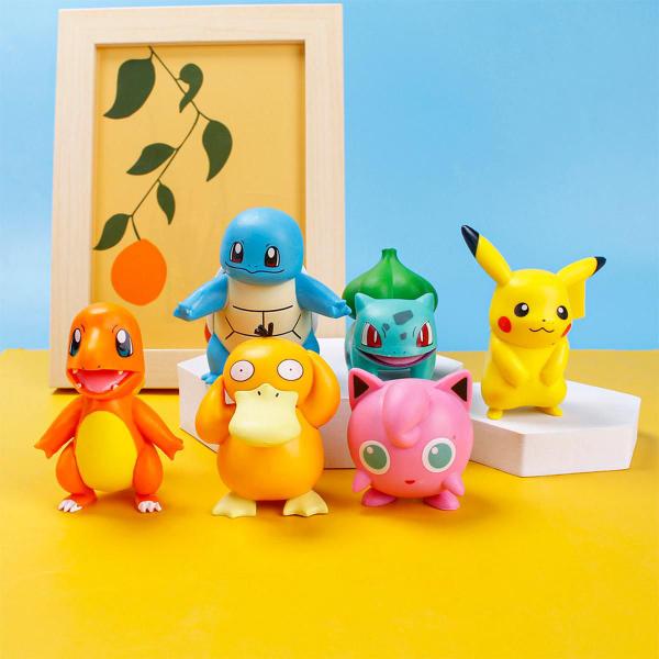 Imagem de Bonecos Pokemon Kit 6 Conjunto Action Figure Pronta Entrega