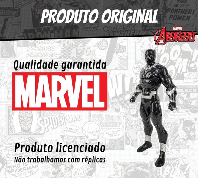 Imagem de Bonecos Vingadores Articulado Avengers 22cm Pantera Original