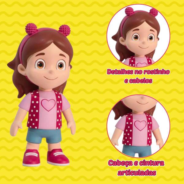 Imagem de Bonecos Youtubers Maria Clara E JP Mini 12cm Kit Miniatura Em Vinil Brinquedo Articulado Baby Brink