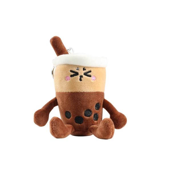 Imagem de Bonito Super Cute Milk Tea Cup Plush Toy Pingente Carrinho Criativo