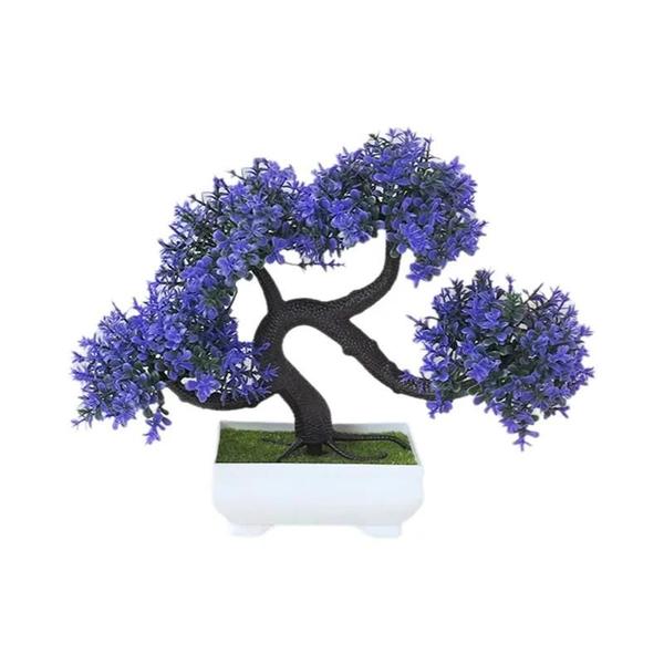 Imagem de Bonsai Artificial Dragão Bigode - Planta Verde para Decoração de Mesa e Escritório