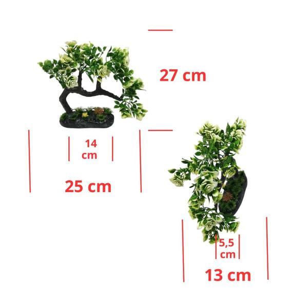 Imagem de Bonsai Artificial Plástico 28cm x 22cm x 6cm - Decoração