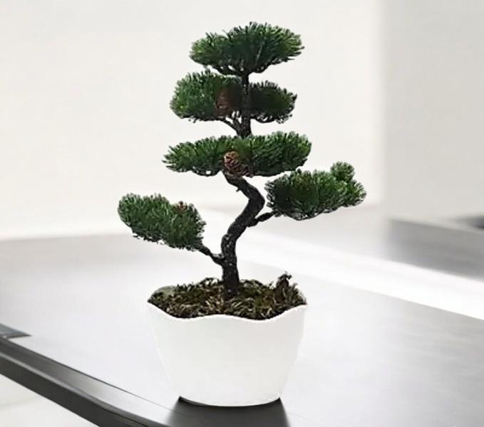 Imagem de Bonsai artificial realista mini árvore japão