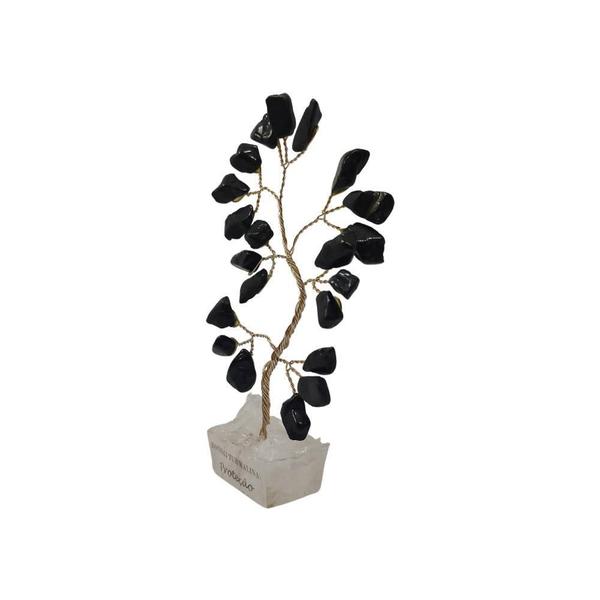 Imagem de Bonsai Pedra Turmalina Base Cristais 10Cm - Proteção