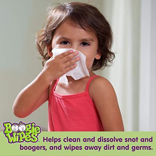 Imagem de Boogie Wipes Lenços molhados para bebê e crianças feitas com soro natural, perfume de uva, 180 contagem