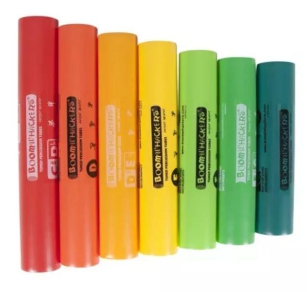 Boomwhackers Bweg Kit Audio Cromático 7 Notas Imagem de Boomwhackers Bweg Kit Audio Cromático 7 Notas