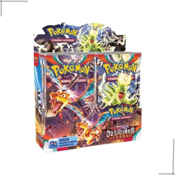 Imagem de Booster Carta Pokémon Box Com 36 - Obsidiana Em Chamas Copag