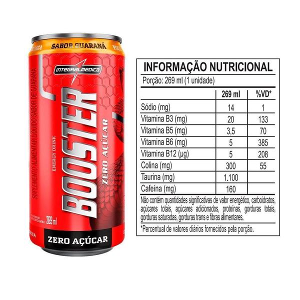 Imagem de Booster Drink 6 Unid 269Ml Integralmedica - Guarana