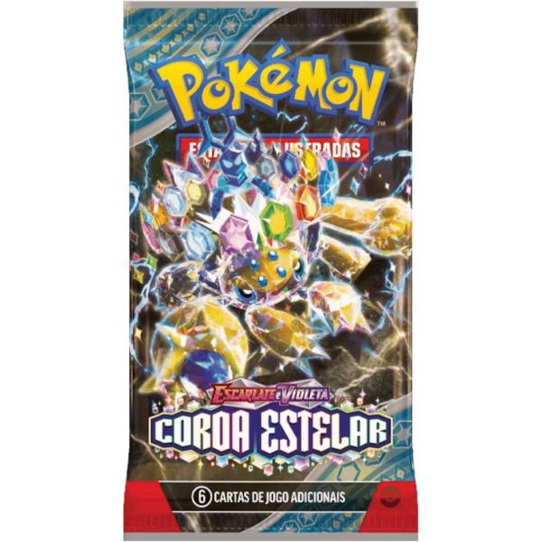 Imagem de Booster Pokemon EV7 Coroa Estelar com 6 Cartas