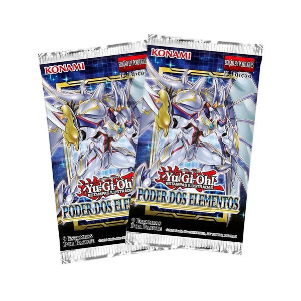 Imagem de Booster YuGiOh! Poder Dos Elementos 9 Cards Por Pacote