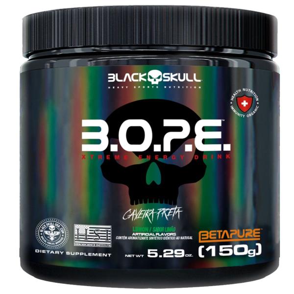 Imagem de BOPE Pré Treino 150g Caveira Preta Black Skull