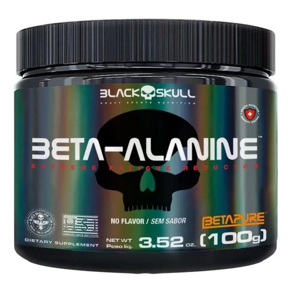 Bope Pré Treino 300g + Beta Alanina Pura 100g Black Skull Imagem de Bope Pré Treino 300g + Beta Alanina Pura 100g Black Skull