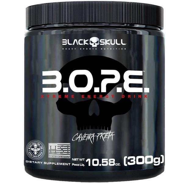 BOPE Pré Treino (300g) - Nova Fórmula - Sabor Fruit Punch - Black Skull Imagem de BOPE Pré Treino (300g) - Nova Fórmula - Sabor Fruit Punch
