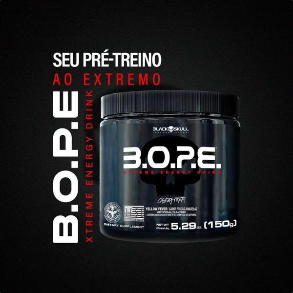 Imagem de BOPE Pré Treino Black Skull - B.O.P.E. Caveira Preta - Energia / Força