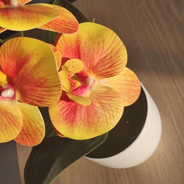 Imagem de Borboleta Orquídea Artificial para Decoração de Casa e Escritório