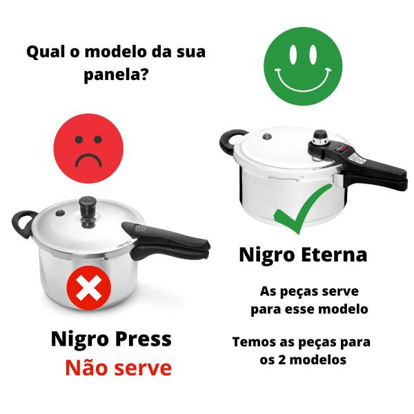 Imagem de Borracha Cabo Válvula Panela Pressão Nigro Eterna