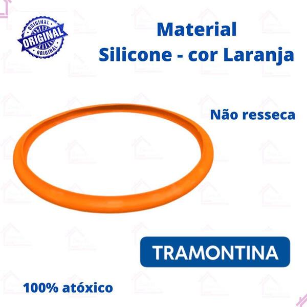 Imagem de Borracha De Silicone Original Panela De Pressão Tramontina Solar Antiga