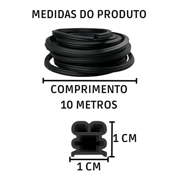 Imagem de Borracha de Vedação Universal Veicular Porta Carro 10 Metros