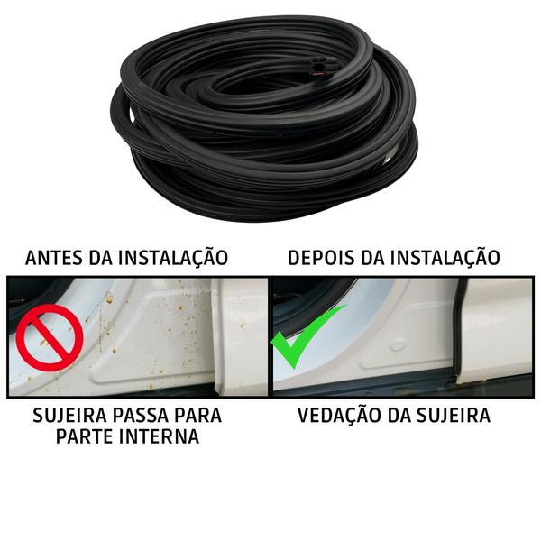 Imagem de Borracha de Vedação Universal Veicular Porta Carro 10 Metros