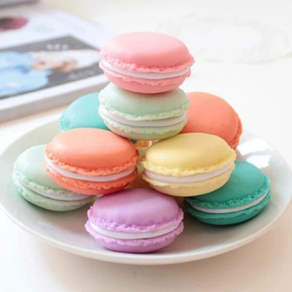 Imagem de Borracha escolar colorida macarons papelaria criativa