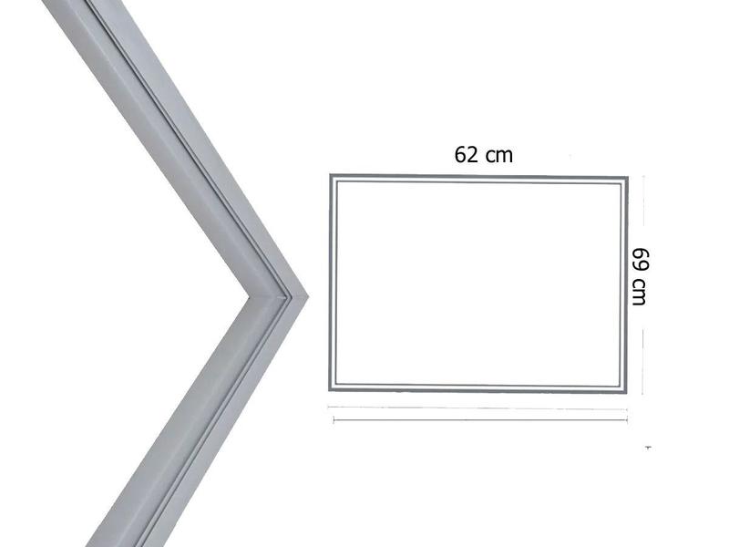 Imagem de Borracha Gaxeta Geladeira Electrolux Dc51 Vedação Freezer 69x62