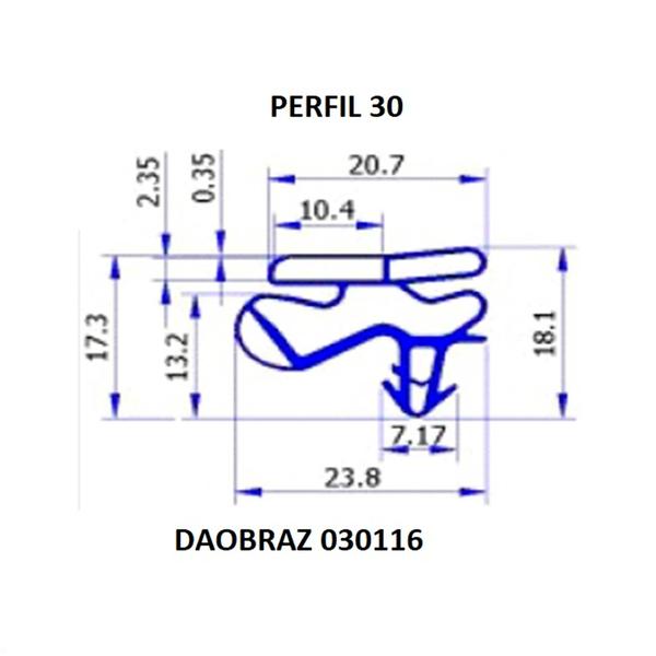 Imagem de Borracha Gaxeta Magnética Bosch Continental Inferior R32 R34 C32A