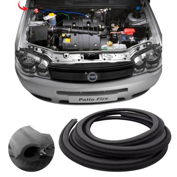 Borracha Guarnição Vedação Capô Palio Gol Kadett Escort - Automotivashop Imagem de Borracha Guarnição Vedação Capô Palio Gol Kadett Escort