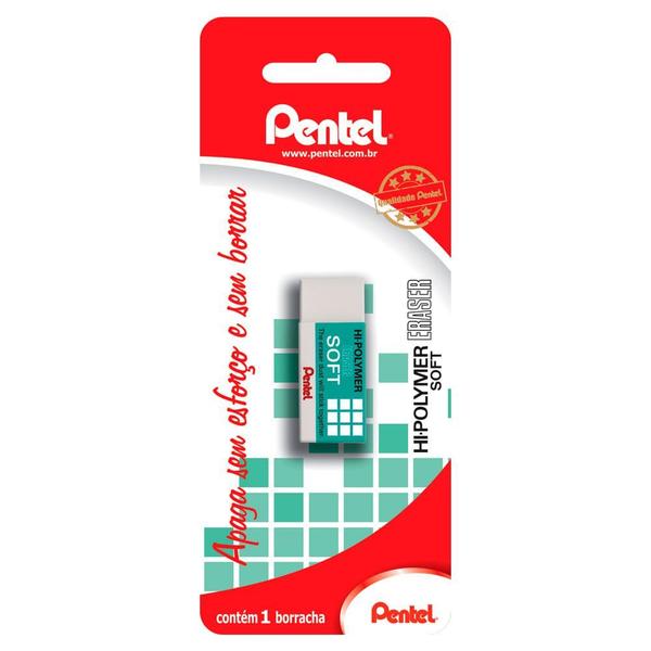 Imagem de Borracha Hi-Polymer Eraser Soft Pequena Pentel (ZES-05E)