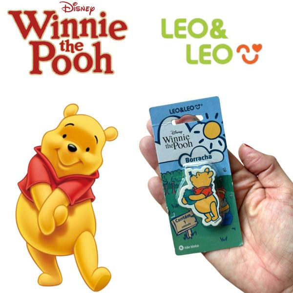 Imagem de Borracha Infantil Decorada Ursinho Pooh 1 Unidade - Leo&Leo