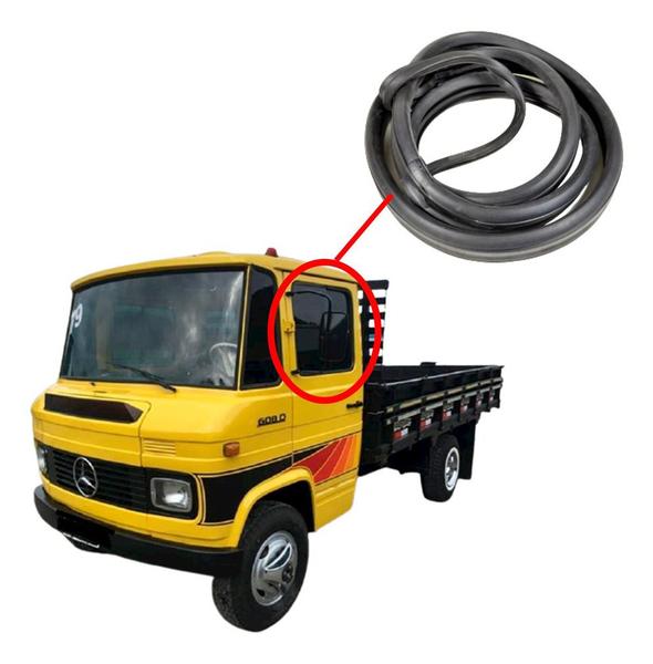 Borracha Janelao Porta Caminhao Mercedes 608 Lado Esquerdo - Disk Bor Imagem de Borracha Janelao Porta Caminhao Mercedes 608 Lado Esquerdo