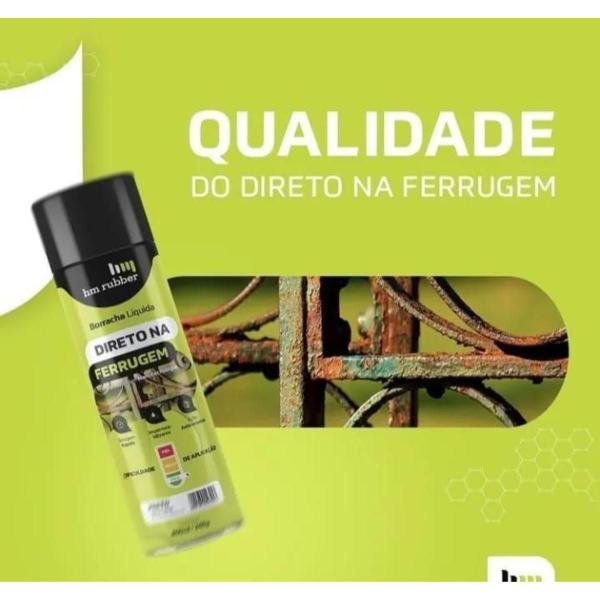 Imagem de Borracha líquida 7 em 1 impermeabilizante spray 400ml hm rubber