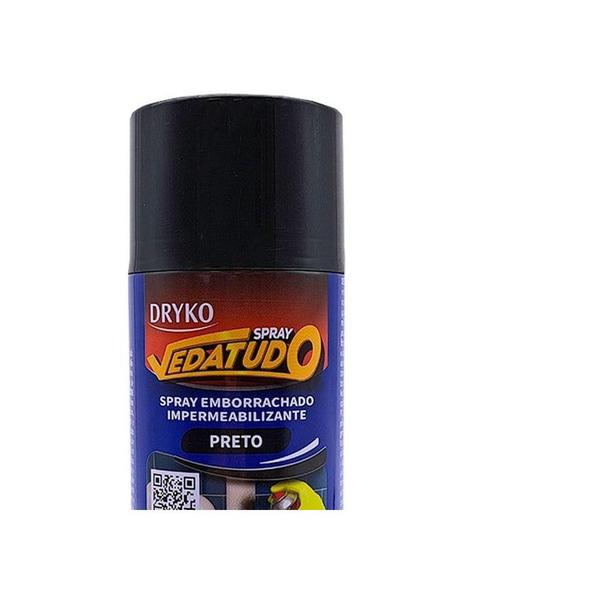 Imagem de Borracha Liquida Impermeabilizante Dryko Vedatudo Preta 400Ml/235G.