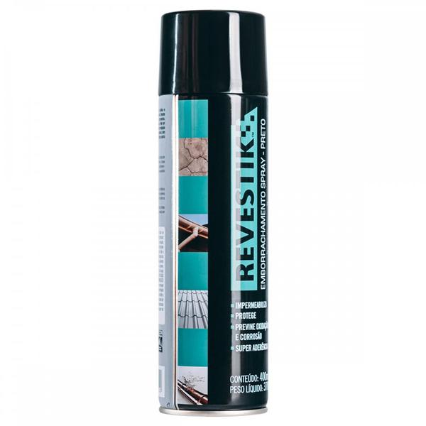 Imagem de Borracha líquida impermeabilizante spray revestik preto 400ml