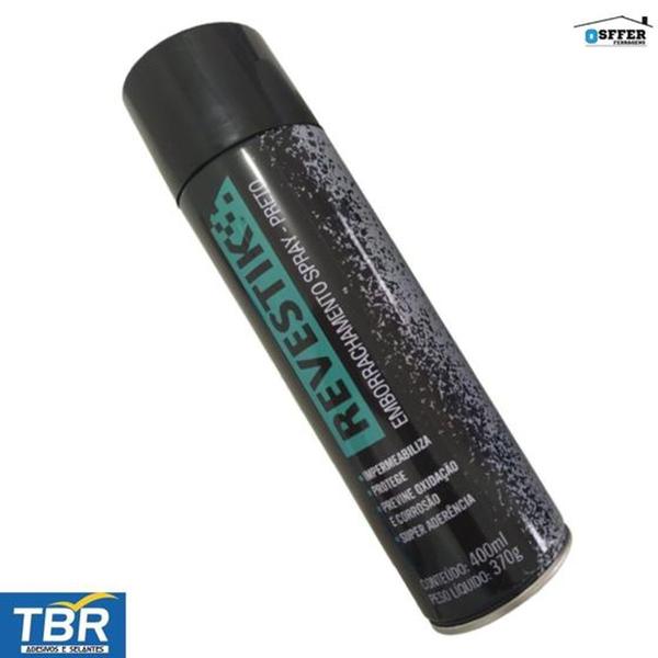 Imagem de Borracha líquida impermeabilizante spray revestik preto 400ml