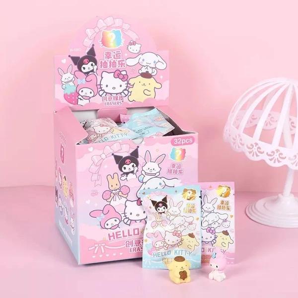 Imagem de Borracha Mini Surpresa Hello Kitty & Amigos! Colecionável Infantil Fofa Kwaii Divertida 1-Unidade